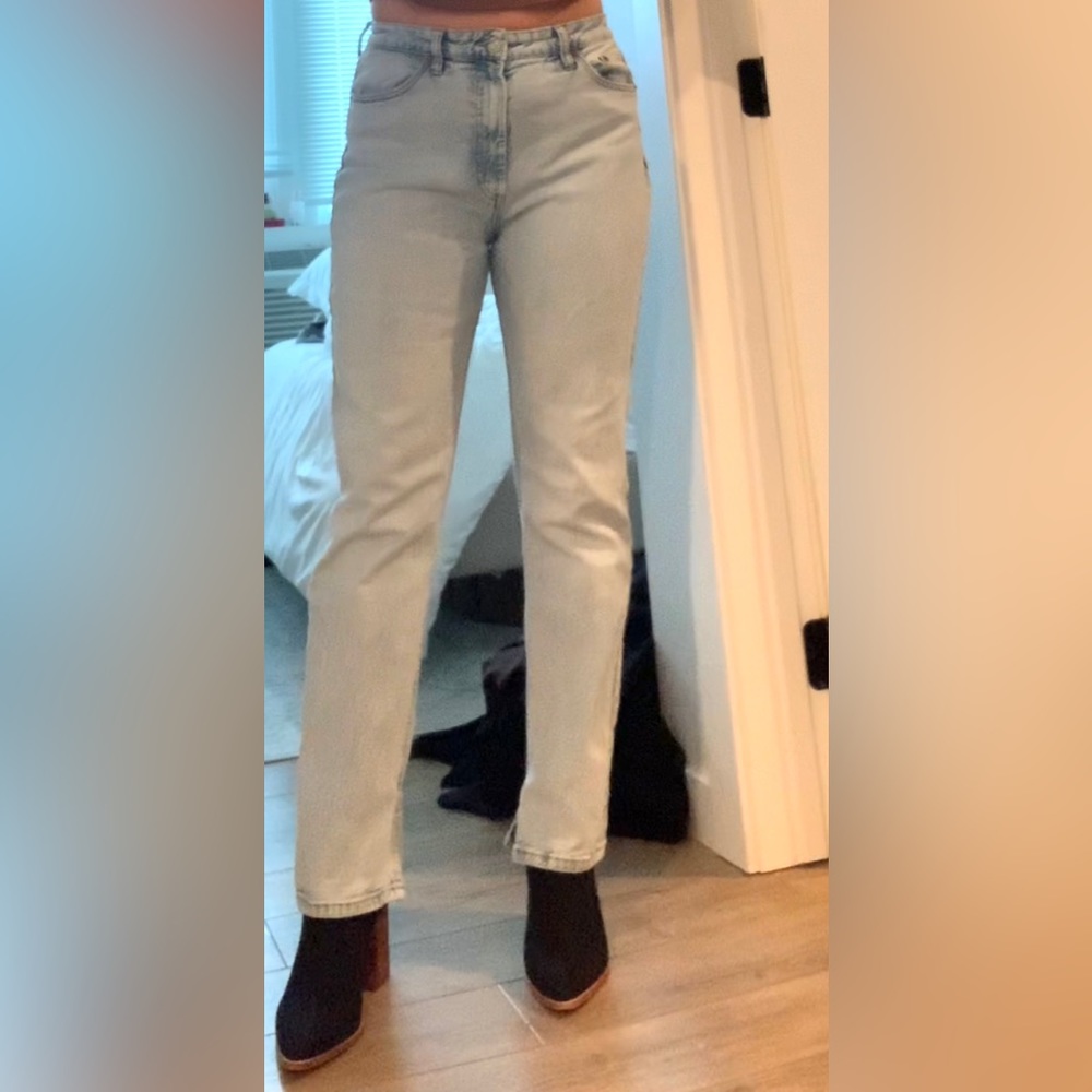 Zara Split Hem Jean